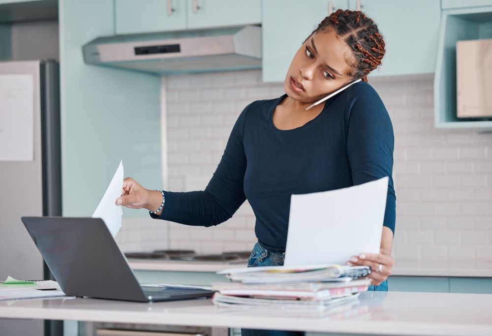 consultant with paper work