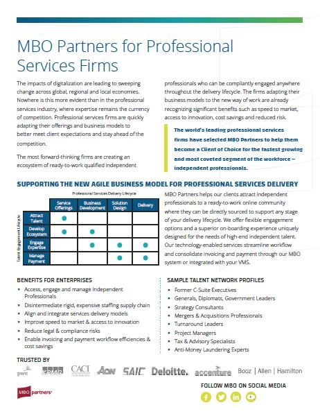 mbo partners for professional services