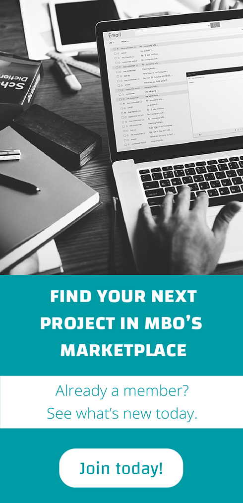 Find your next project in MBO's marketplace