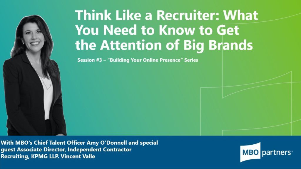 Slide1 Think like a recruiter - Amy O'Donnell