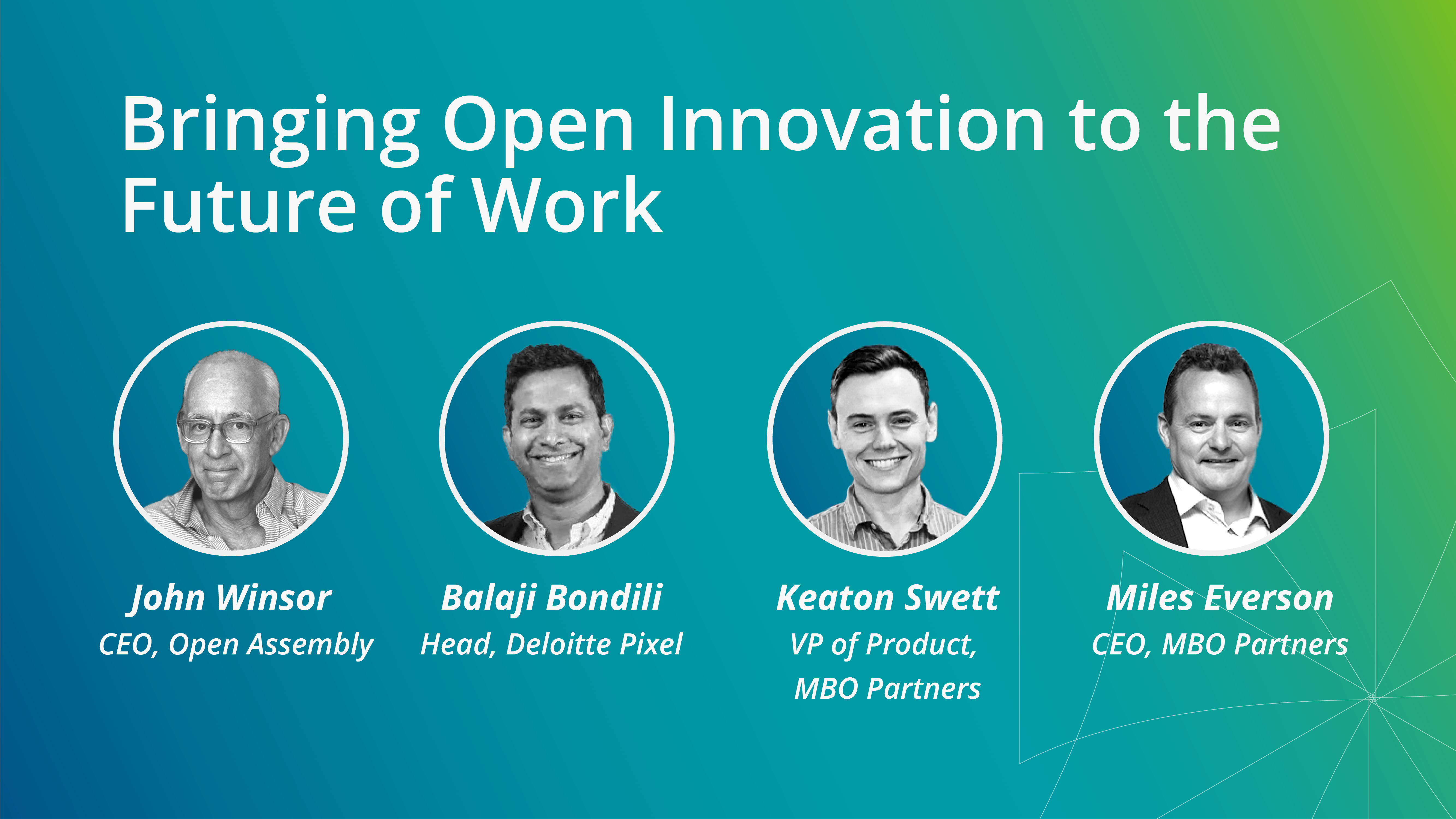 Bringing Open Innovation to the Future of Work