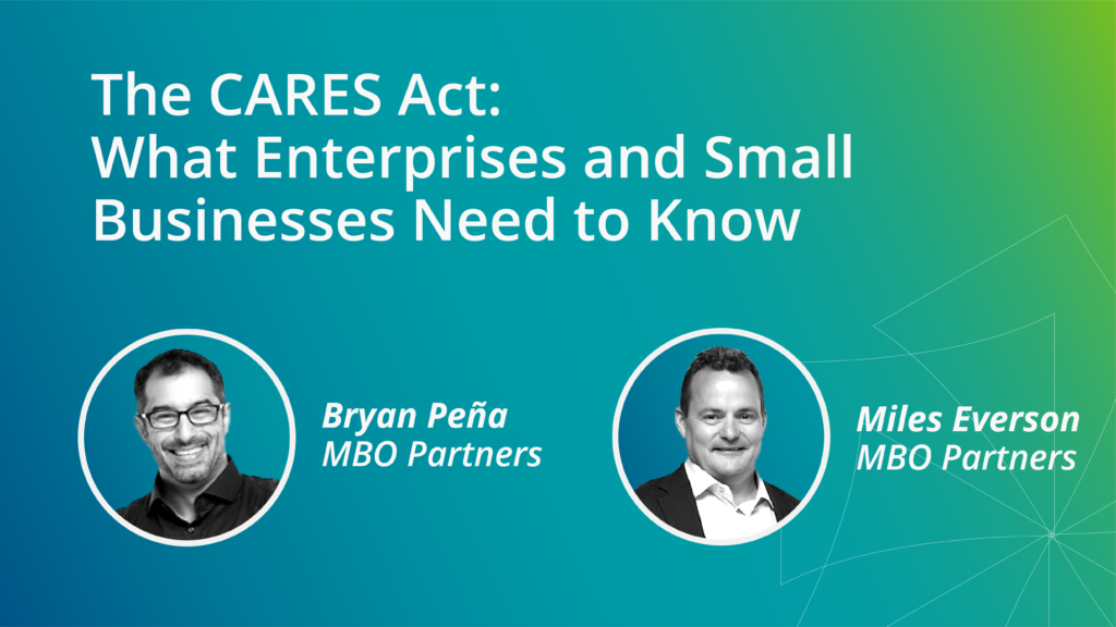 The CARES Act What Enterprises & Small Businesses Need to Know