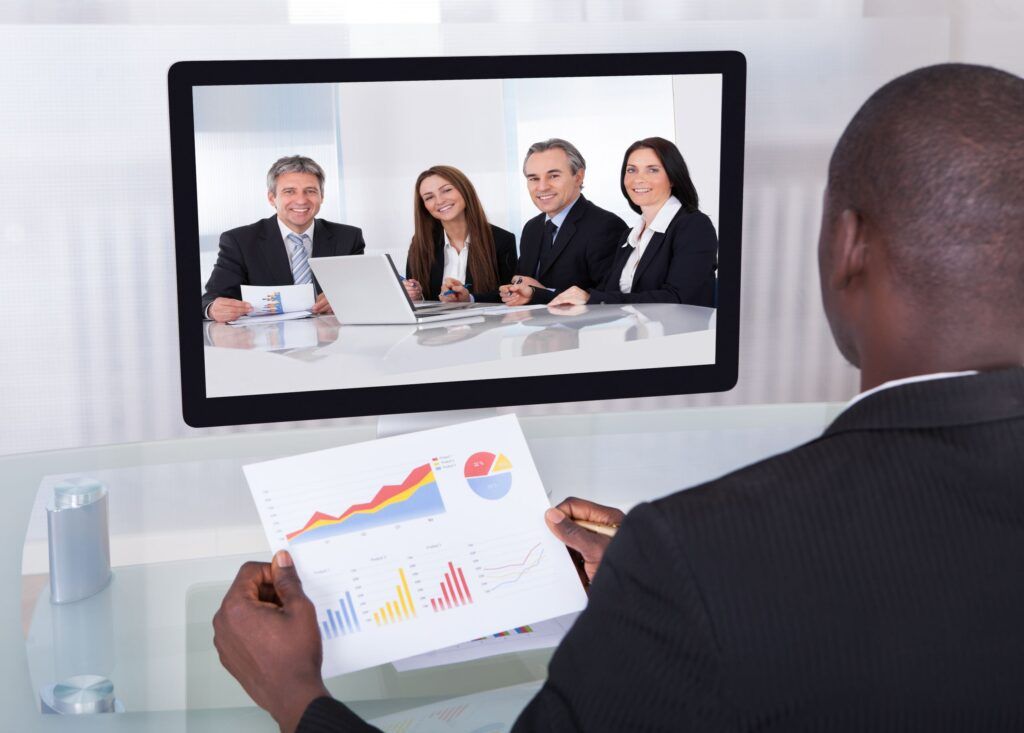 consultants working at desk